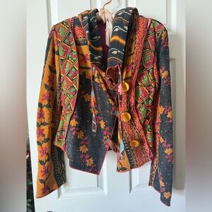 BOHO CHIC Dean Alan Womens Quilted Hooded Jacket Size S